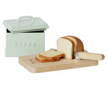 Maileg Brotbox mit Schneidebrett & Messer | Miniatur